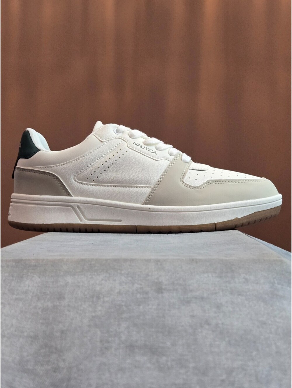 Nautica Jaxon Oxford - White / Forest (CG5092) Men's 9.5 BRAND NEW IN BOX